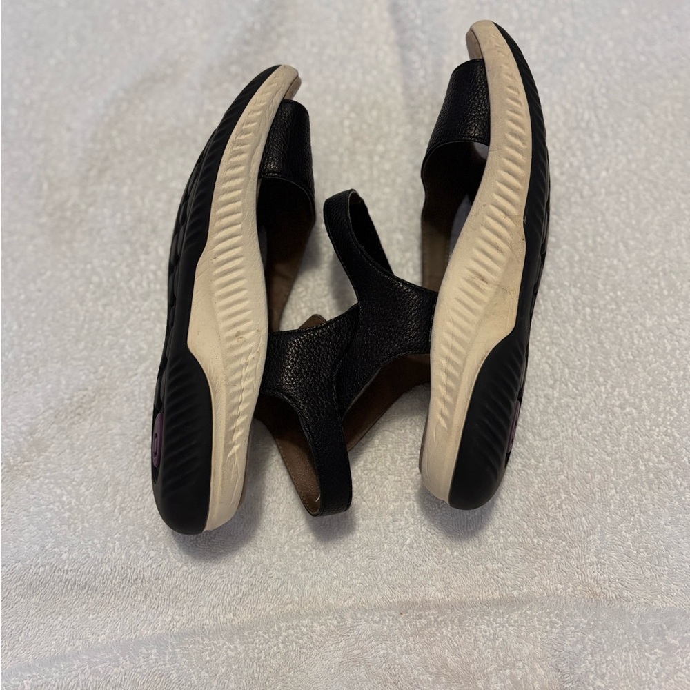 Bionica Cybele 3 BI0026001 Women Black Leather Strap Sport Sandals Shoes Size 8M - Picture 3 of 6